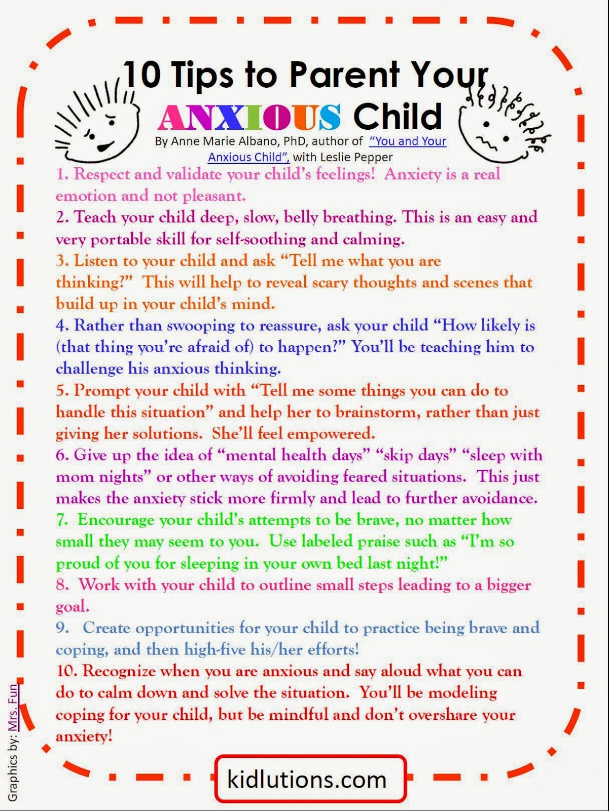 10 Tips to Parent Your Anxious Child