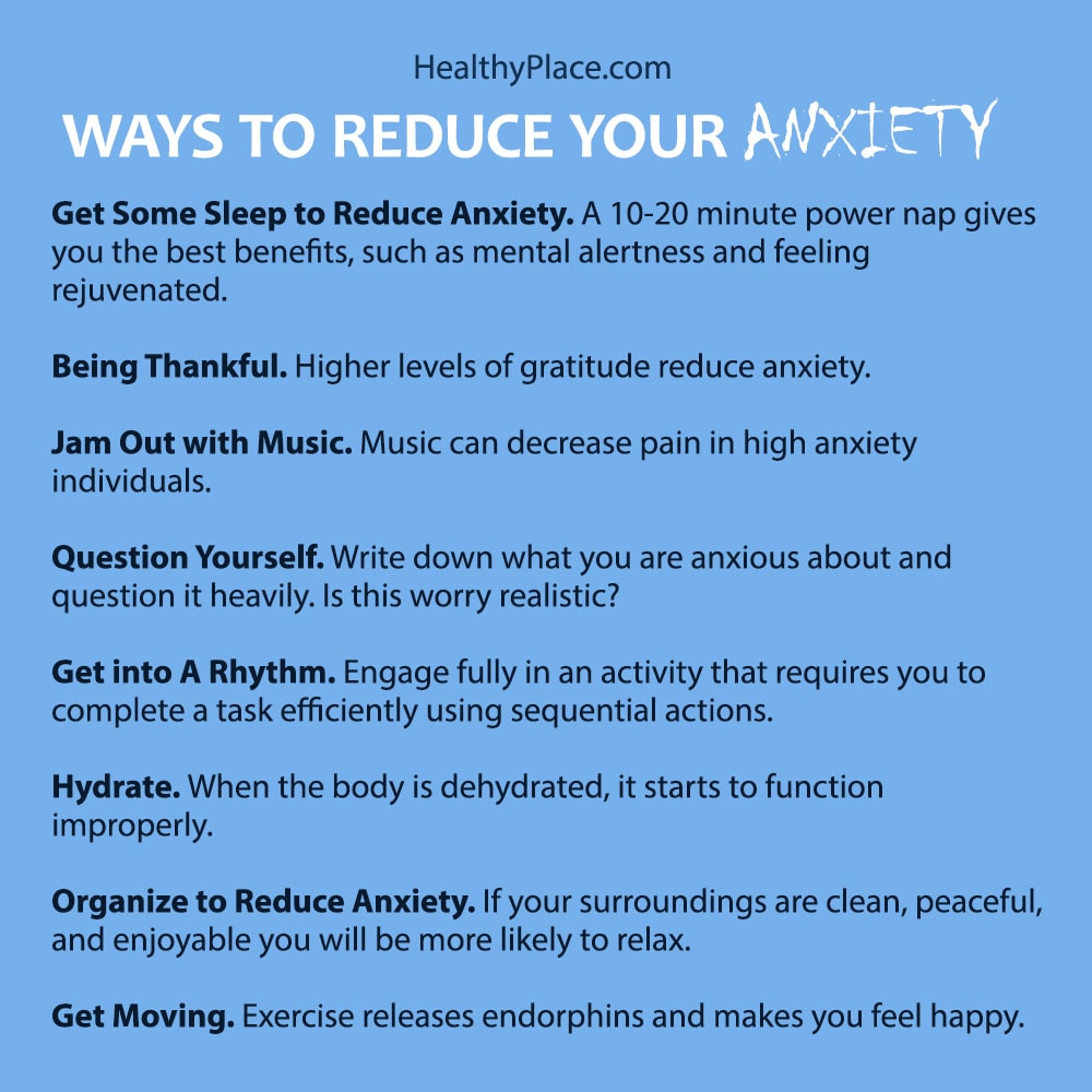 10 Tips to Reduce Your Anxiety in 10 Minutes Or Less