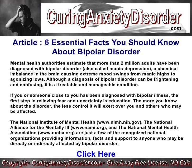 6 Essential Facts You Should Know About Bipolar Disorder ...