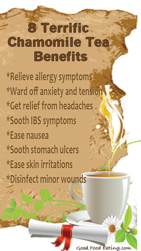 8 Terrific Chamomile Tea Benefits
