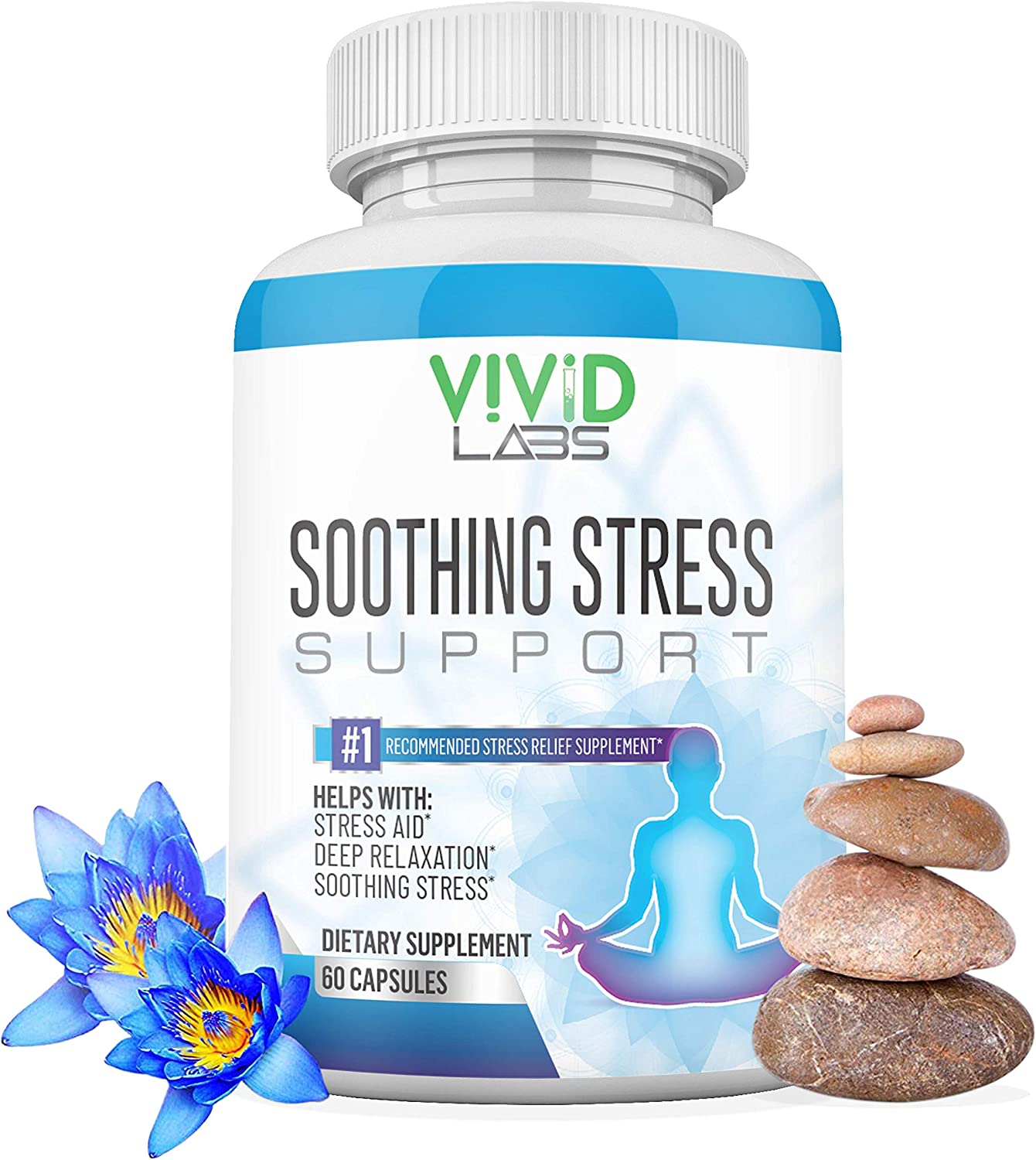 Amazon.com: Anti Anxiety &  Stress Relief Supplement  Natural Plant ...