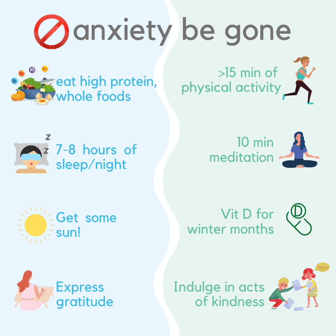 Anxiety be gone: Natural habits beat anxiety