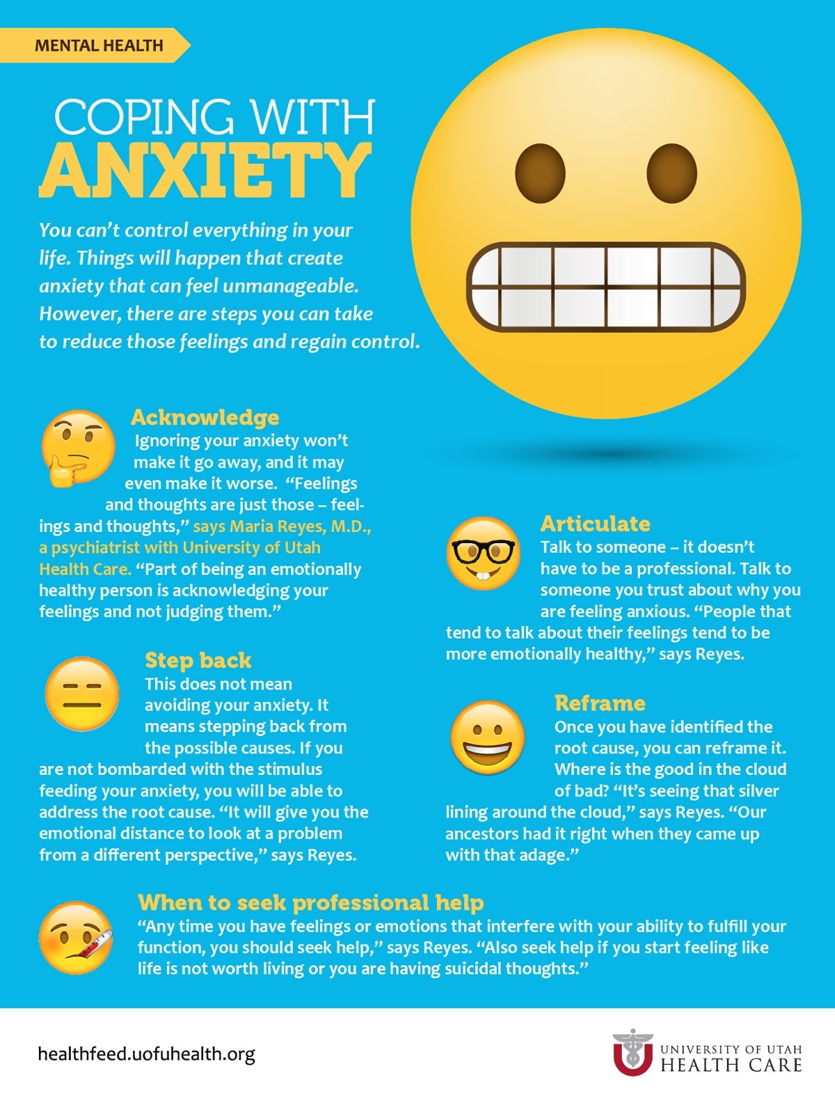 Coping With Anxiety University Of Utah Health