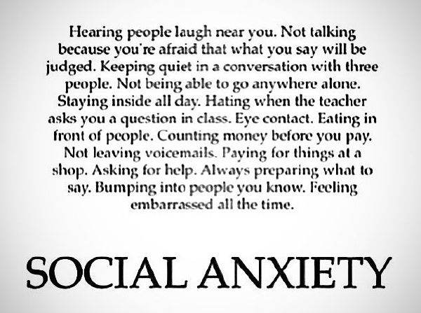 Do you have social anxiety?