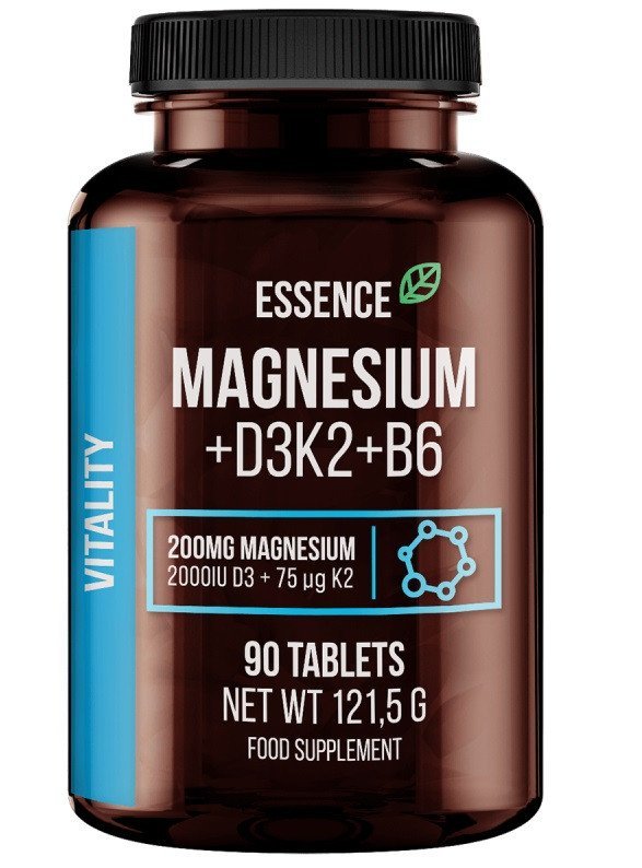 Essence Nutrition Magnesium + D3K2 + B6