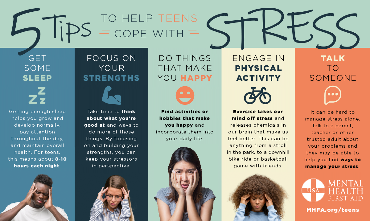 Five Tips to Help Teens Cope with Stress