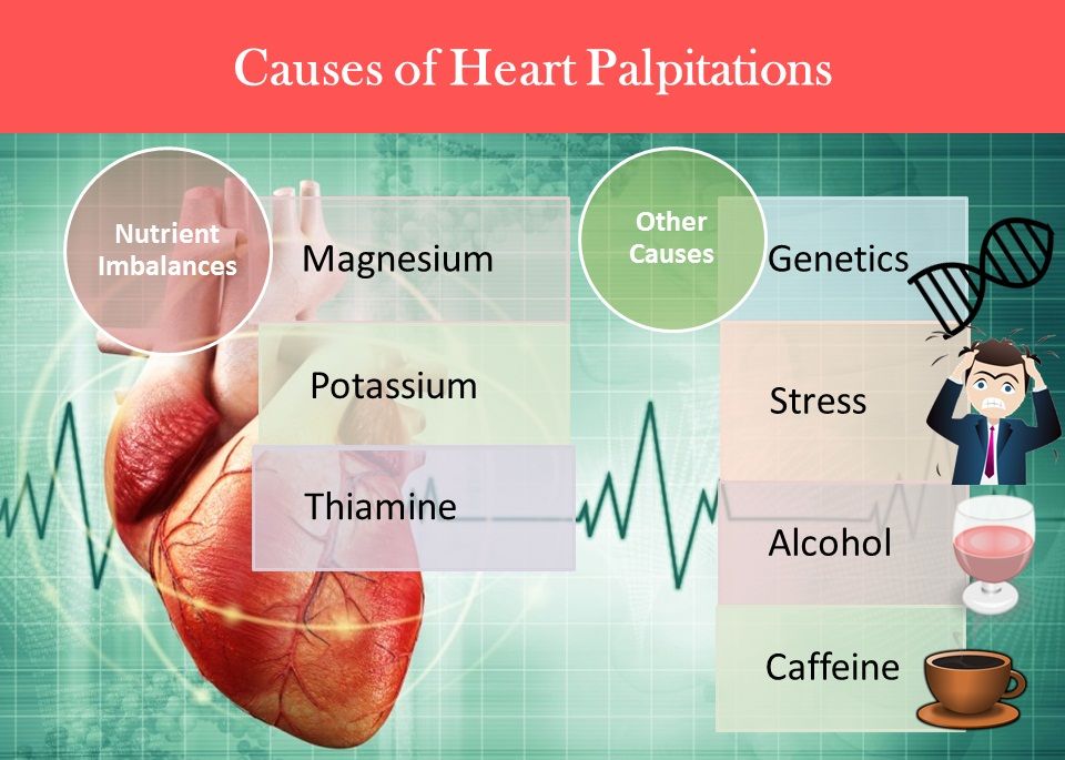 Heart palpitations are a sensation that your heart is beating too ...