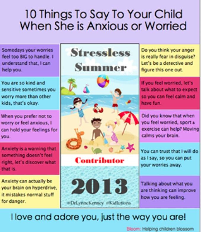 Help your kids deal with anxiety/stress