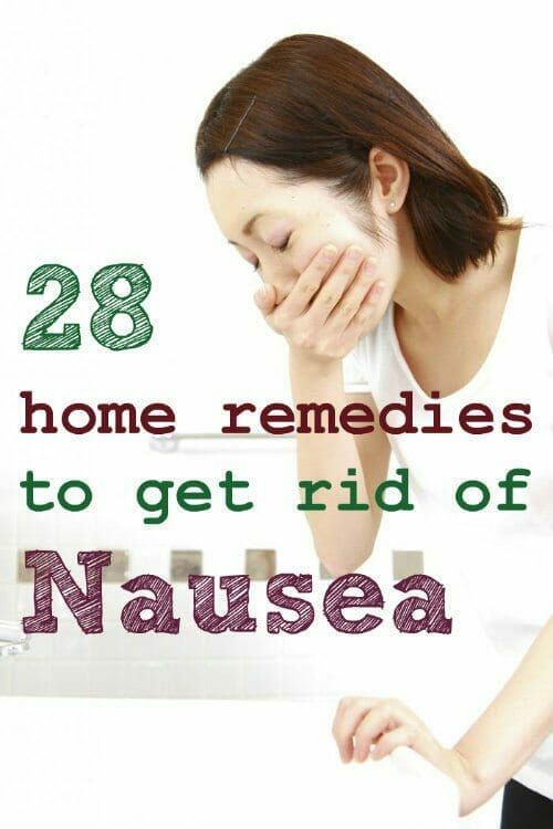 home remedies to get rid of nausea