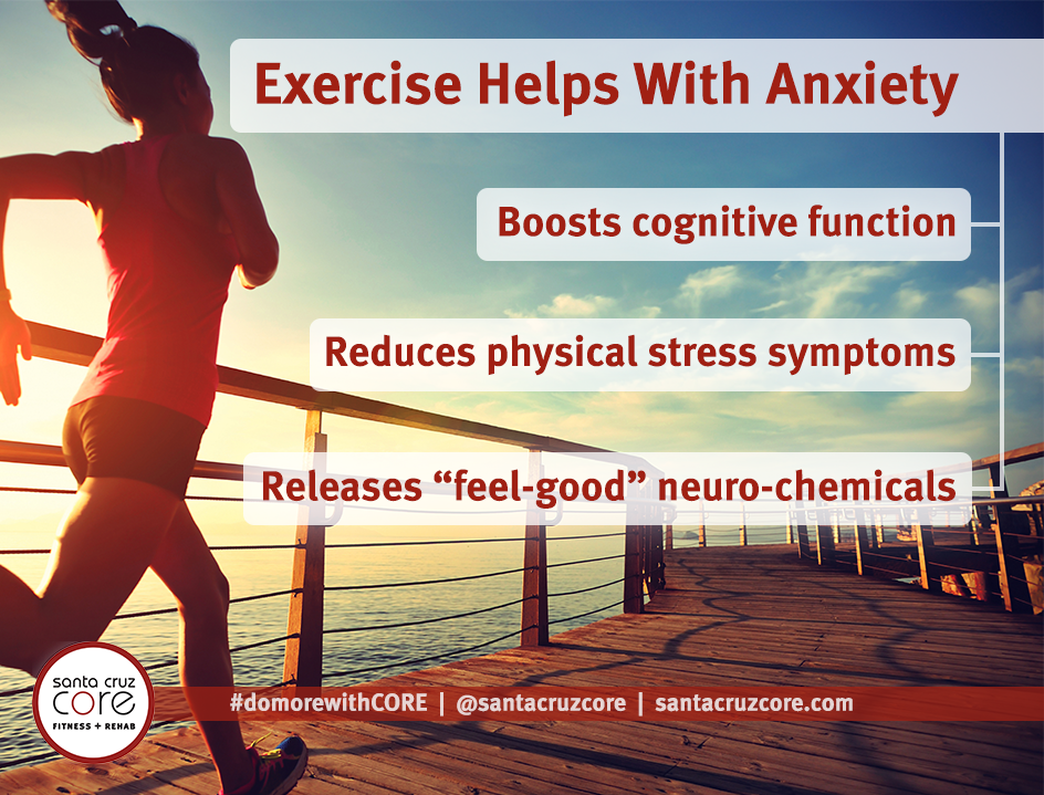 How Exercise Can Help With Anxiety Santa Cruz Core Fitness