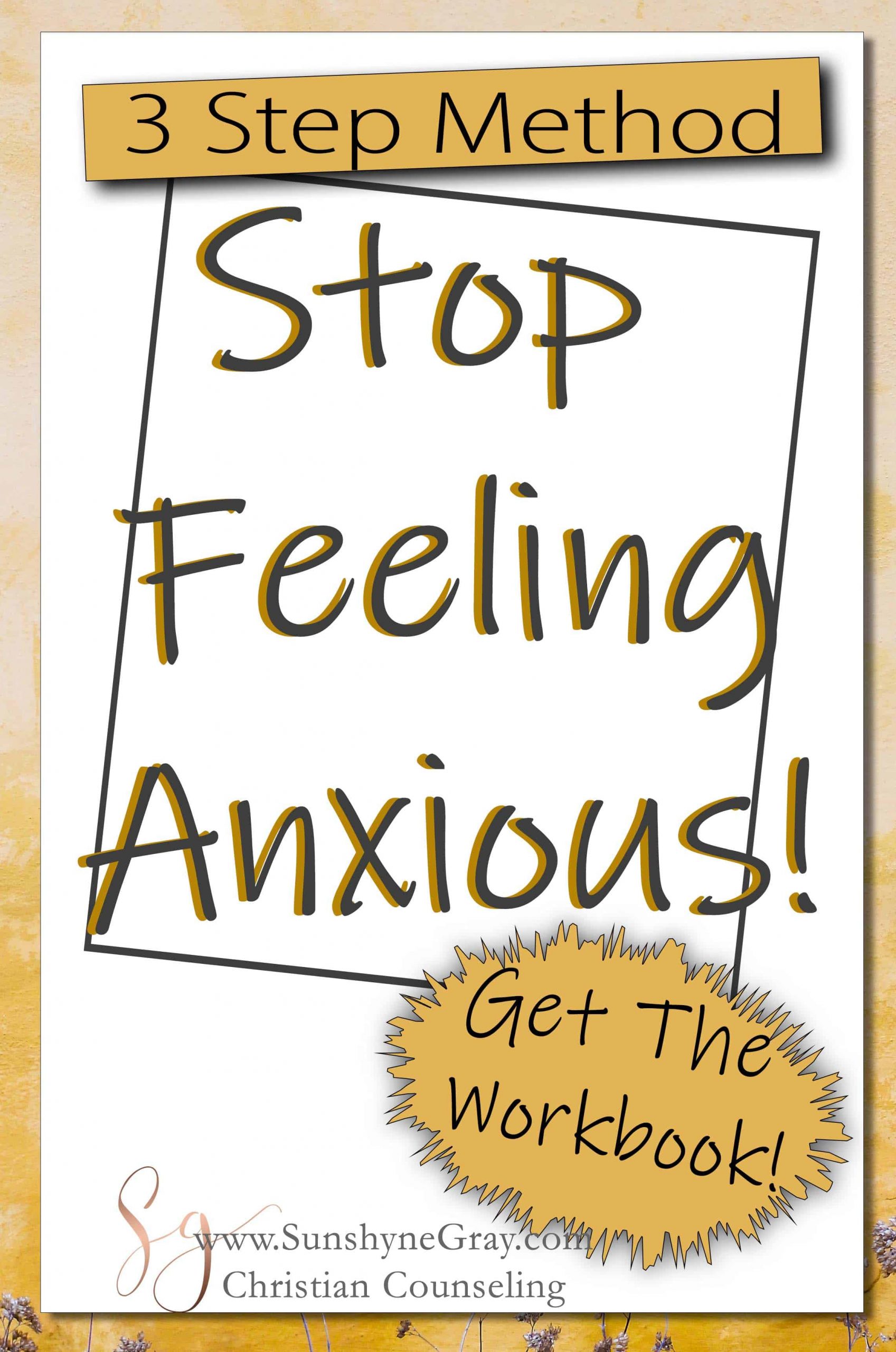 how to stop feeling anxious thoughts