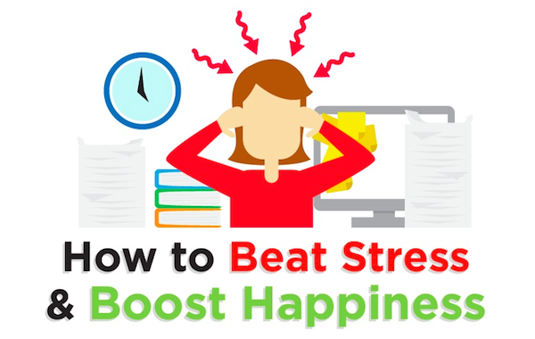 Infographic: How To Beat Stress &  Boost Happiness ...