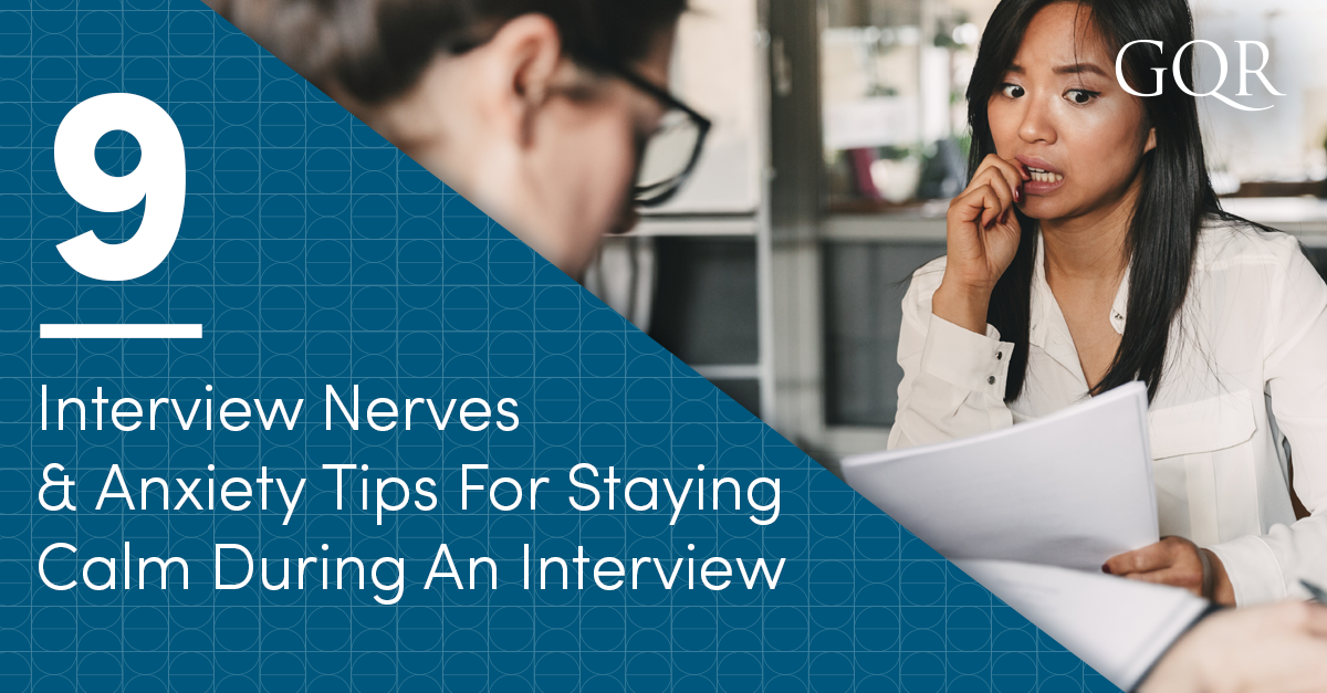 Interview Nerves &  Anxiety â 9 Tips For Staying Calm During An ...