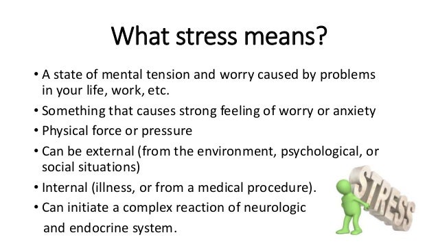 Is stress good for health?