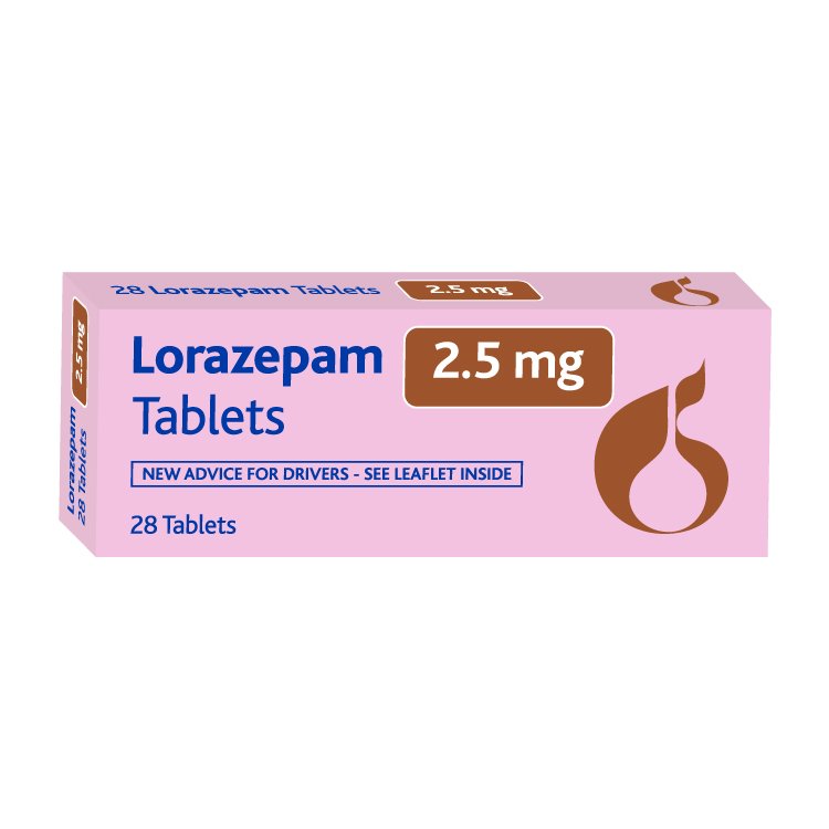 Lorazepam 2.5mg Tablets