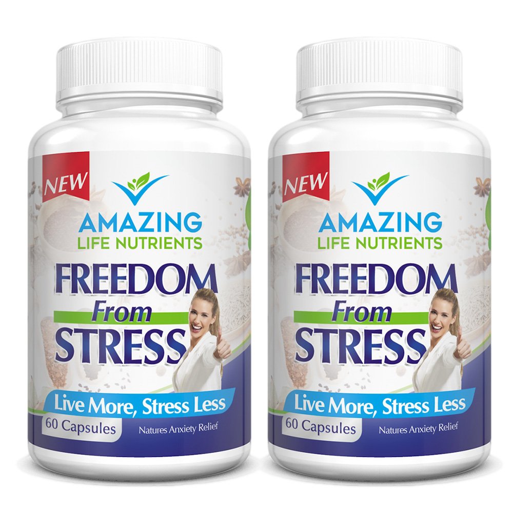 Natural Anti Anxiety Stress Relief Supplement Pills ...