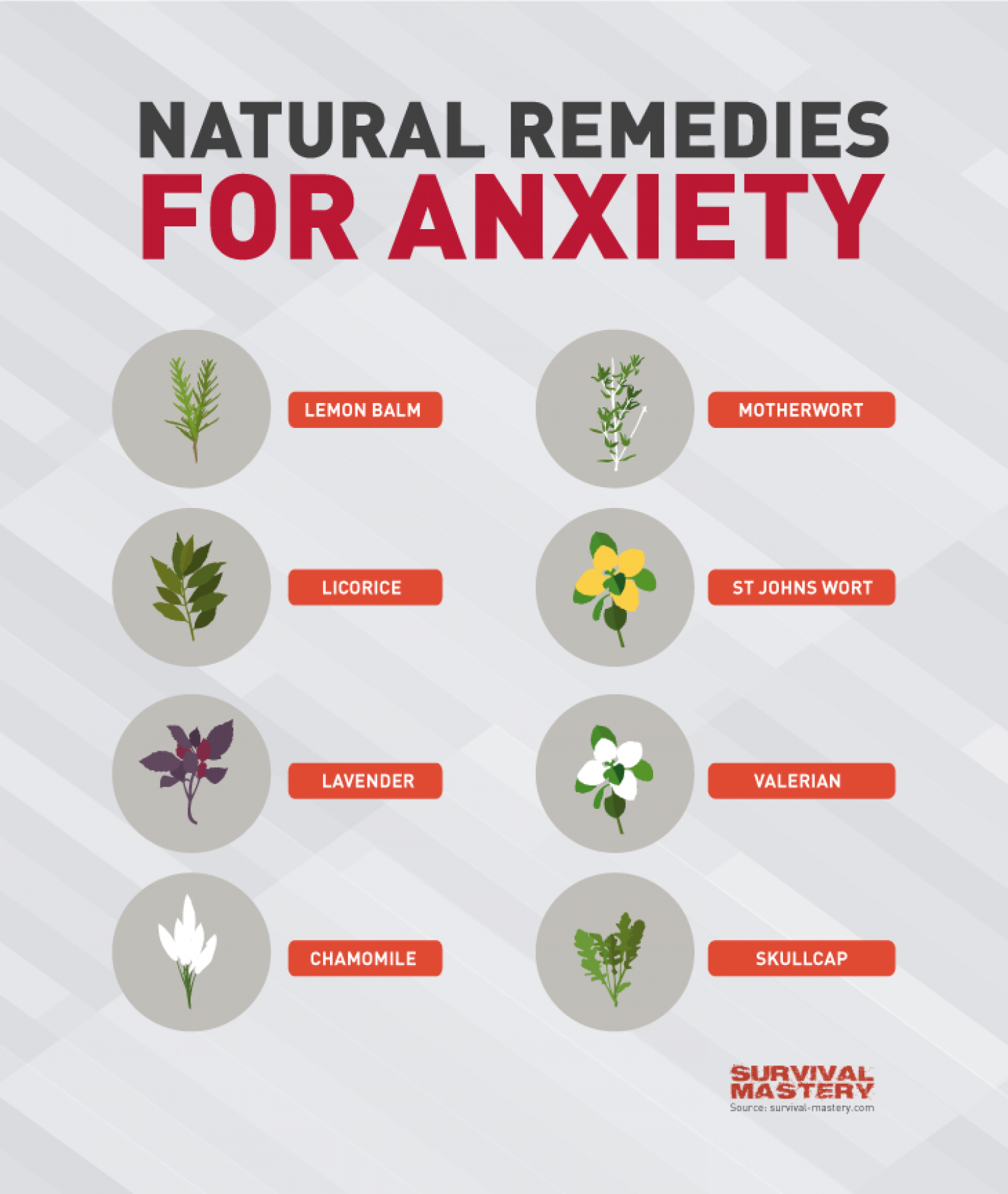 Natural Remedies For Anxiety Infographic Visual Ly