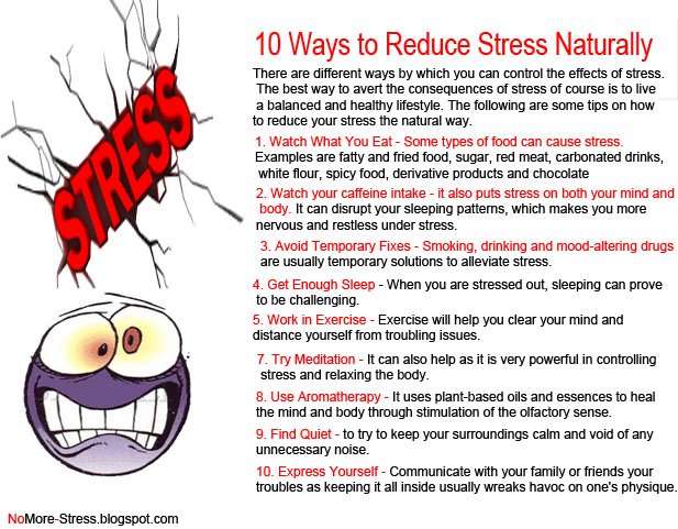 no more stress: how can i reduce stress naturally