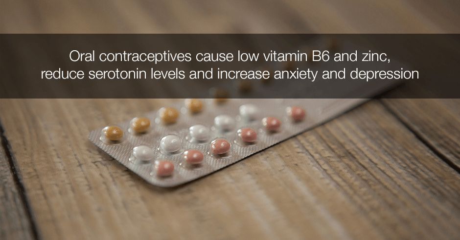Oral Contraceptives Cause Low Vitamin B6 And Zinc Reduce