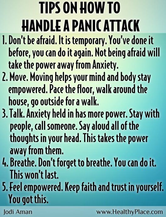 Panic Attack Tip. #anxiety #coping #help