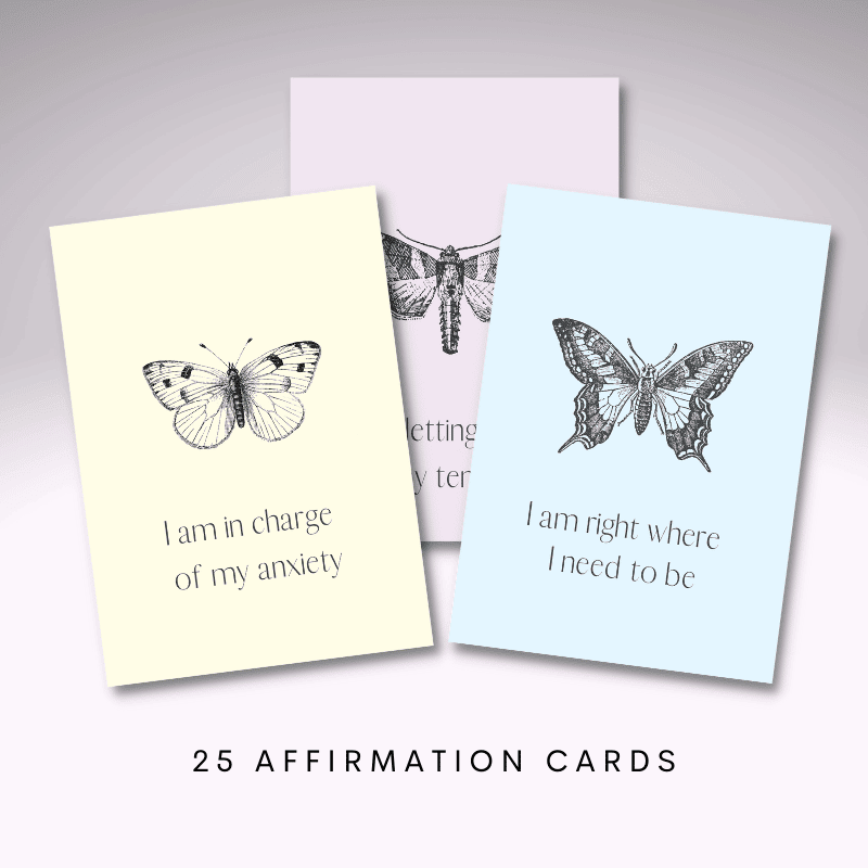 Printable Affirmation Cards for Anxiety Relief