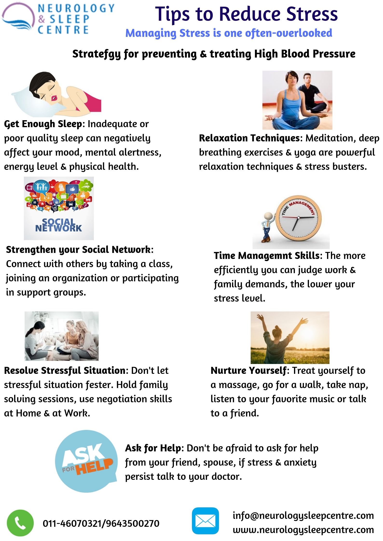 Seven Ways to Reduce #Stress