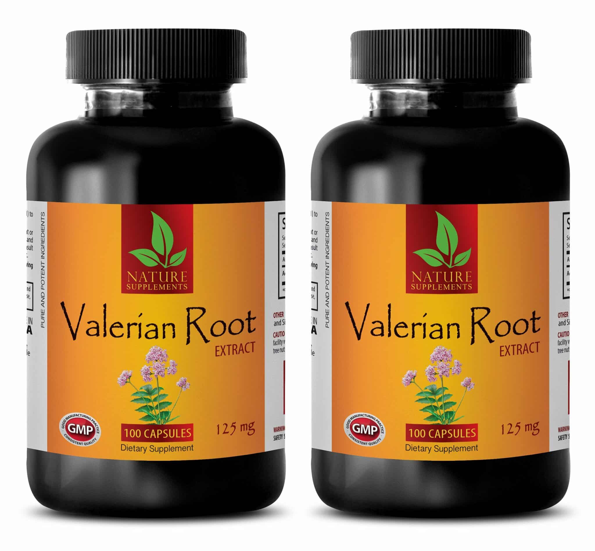 Sleeping aid melatonin  Valerian Root Extract 125 MG  Dietary ...