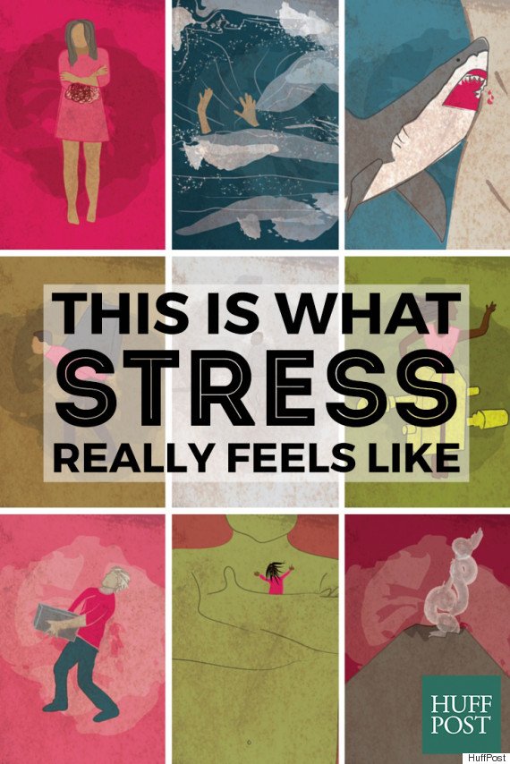 This is what stress physically feels like...