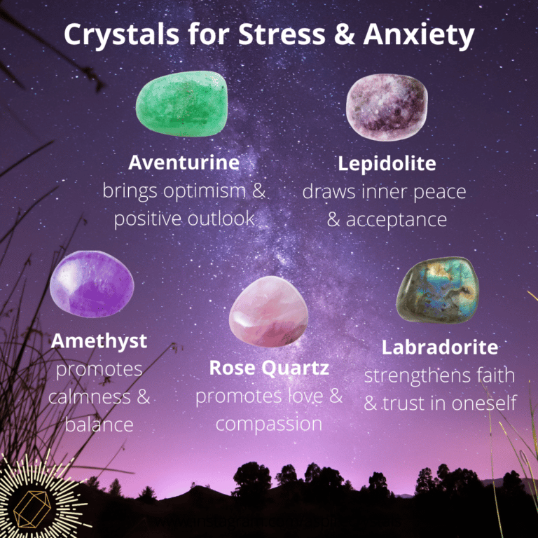 What crystals are good for stress and anxiety?  aspirecrystals