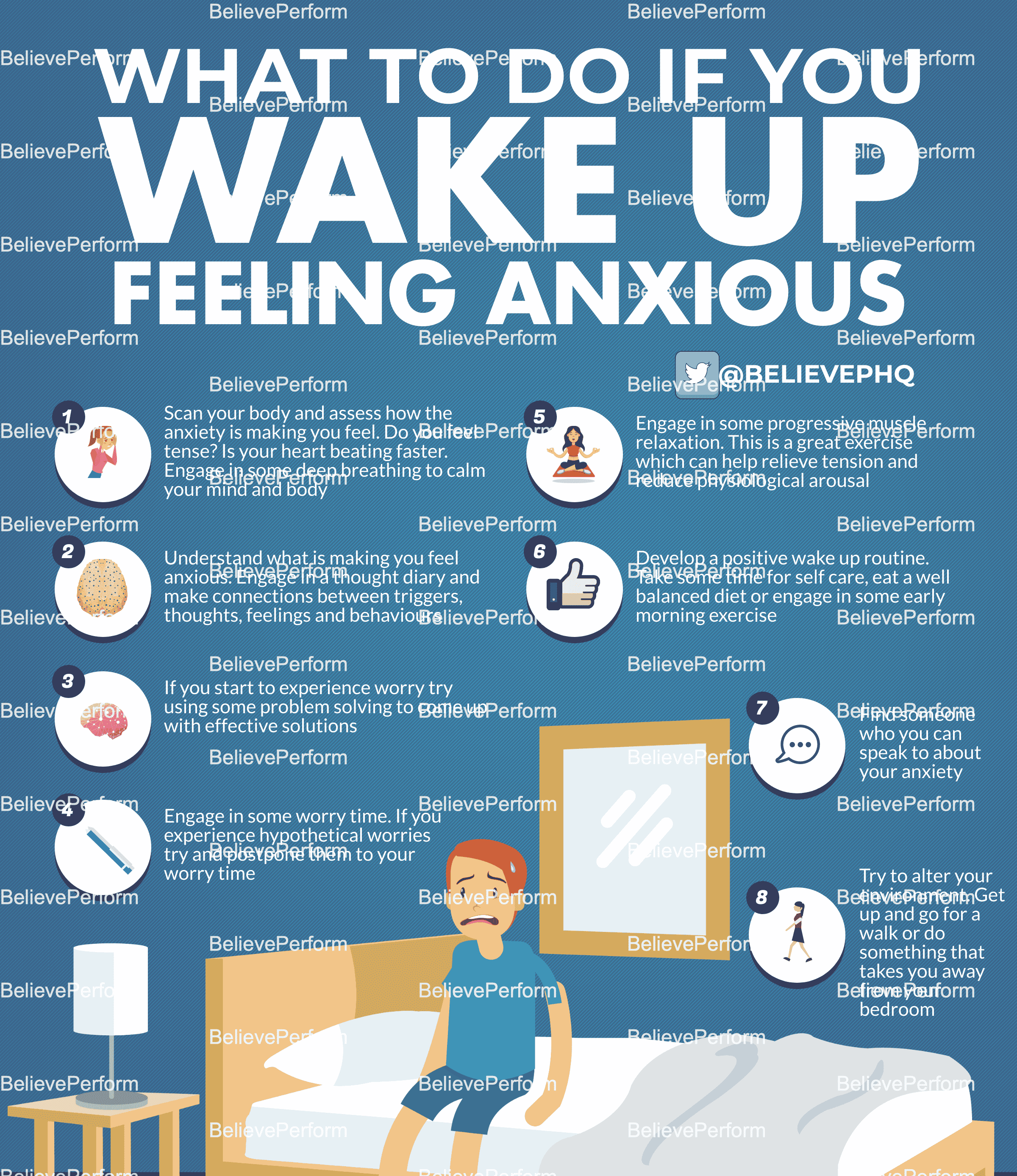 What to do if you wake up feeling anxious