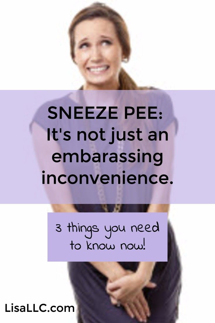 While sneeze pee is all